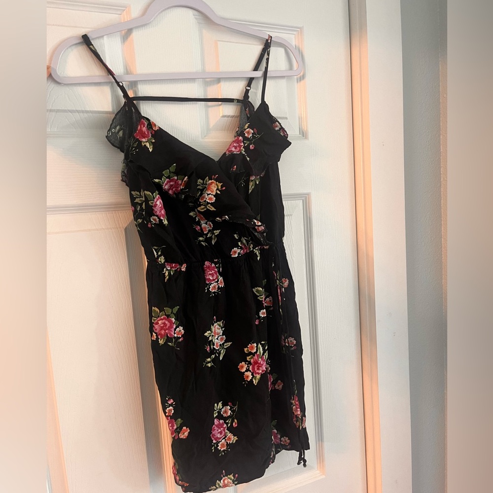 Comfortable and flattering floral dress